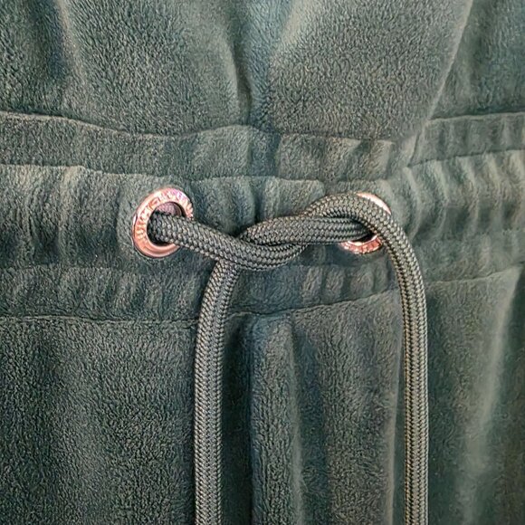 JUICY COUTURE Sleeveless Velour Jumpsuit Jade Green Small Casual Loungewear - Picture 7 of 10